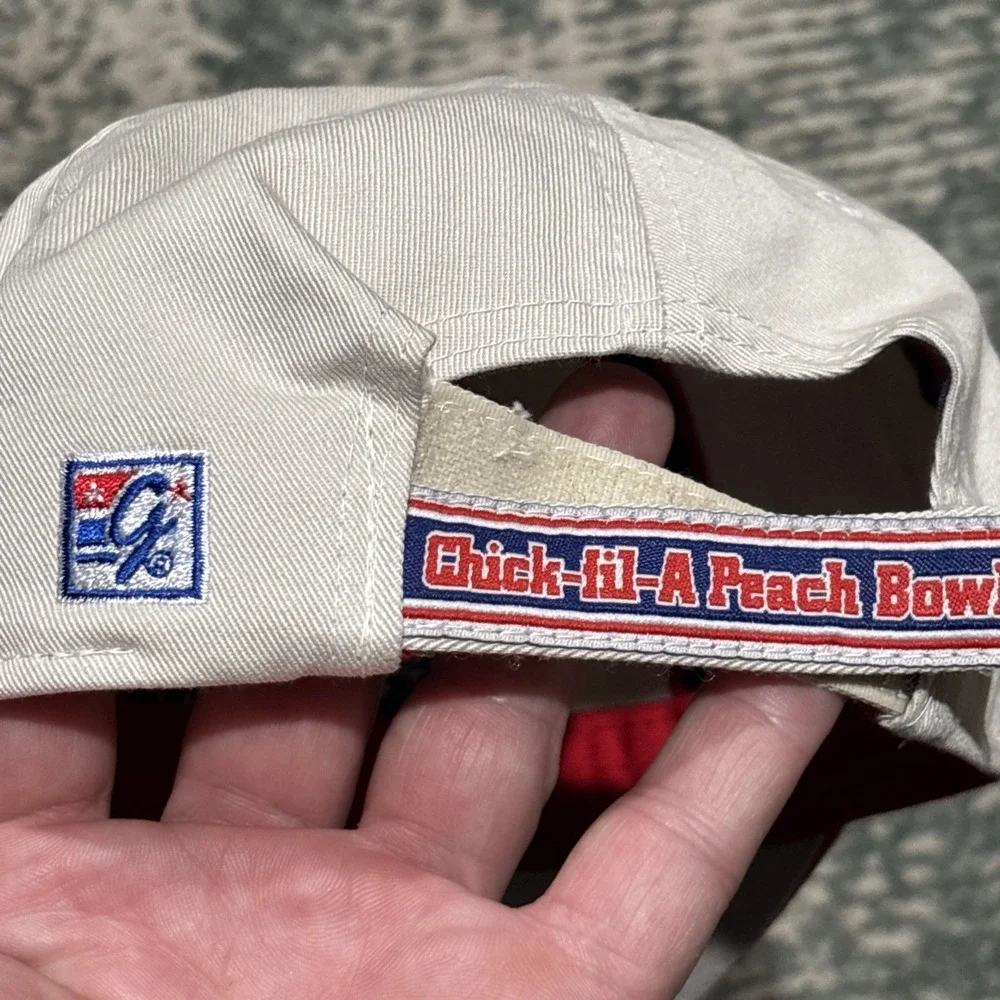 vintage 2004 Chick-fil-A Peach Bowl 35th Anniversary adjustable cap Tennessee FB